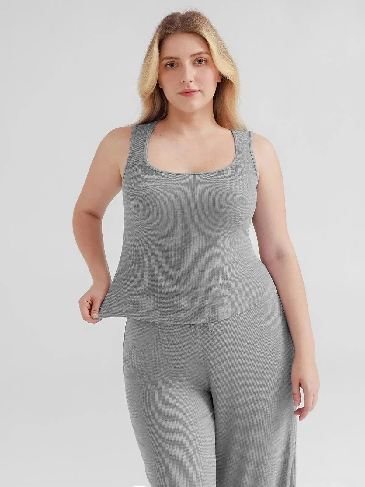 Modal Tank Top & Drawstring Pant Pajama Set