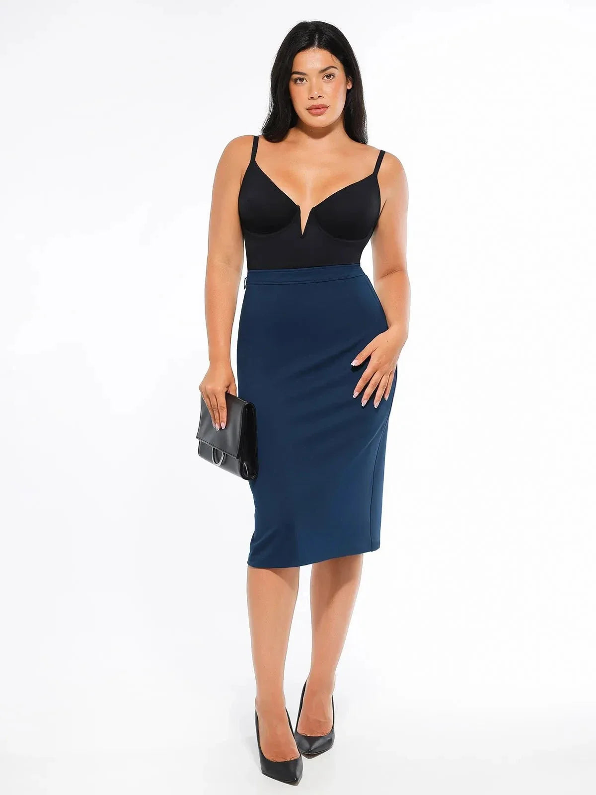 SculptEase Ponte Pencil Skirt