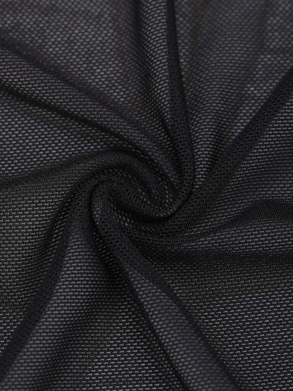 Bias Twist Mesh Design Sarong Coverup