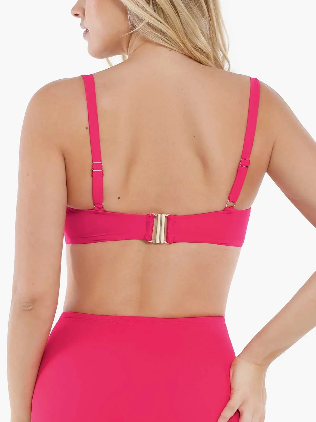 Shapewear Ruched Side Support Underwire Bikini Top