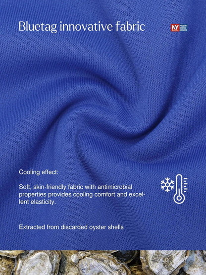 Bluetag Cooling Shapewear Ruched One-Shoulder Bodycon Dress