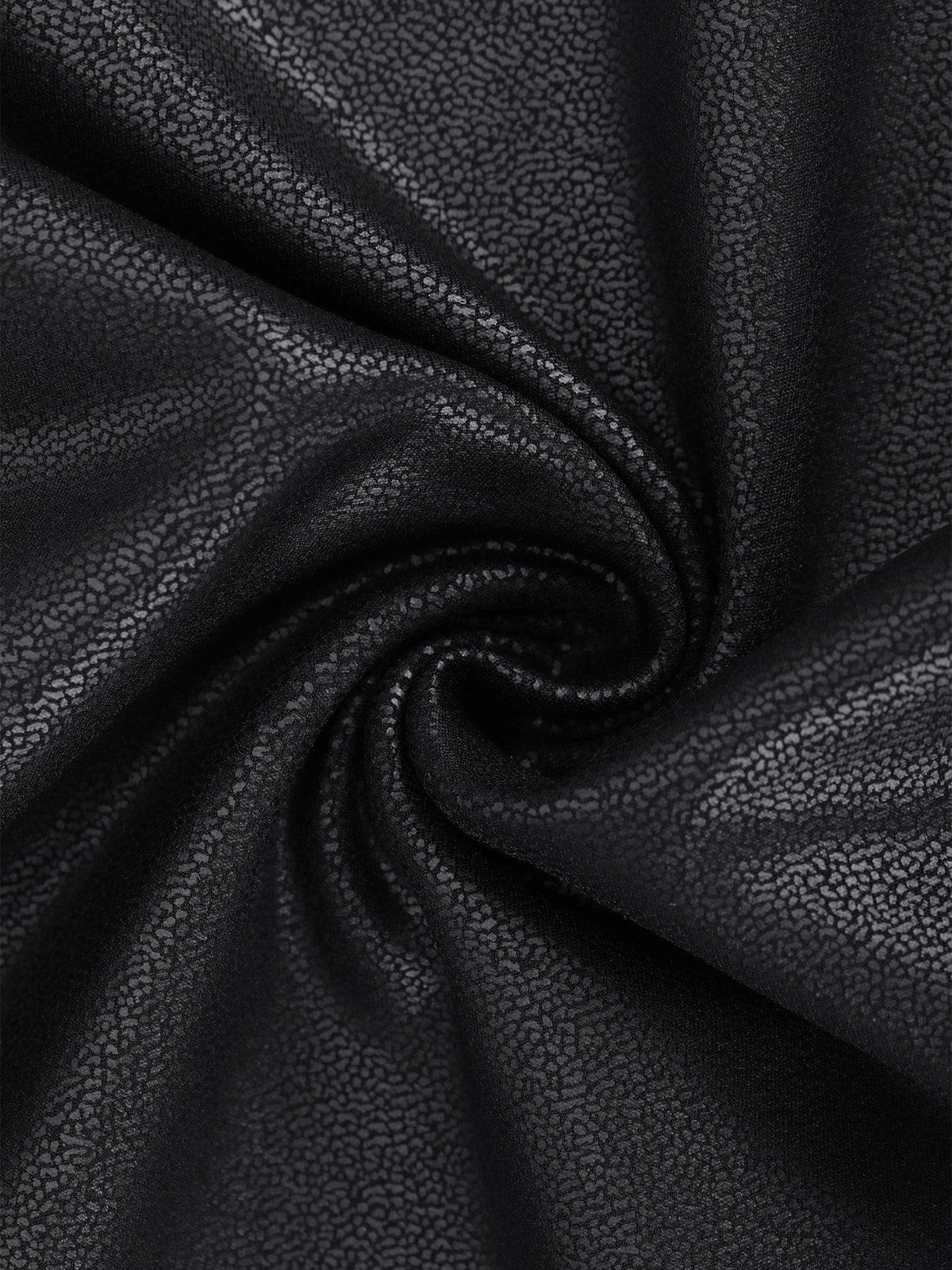 Shapewear Mock Neck Leather Sculpting Bodysuit Skirt Set