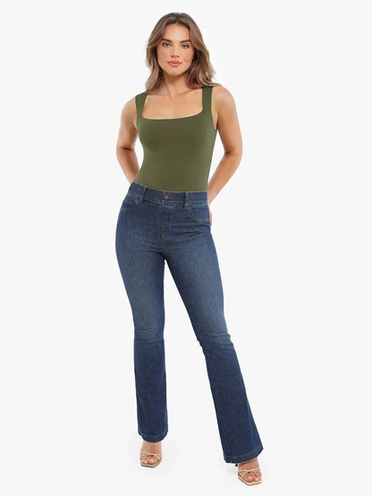 Cloud-Touch Double-Layer Sleeveless Shaping Top