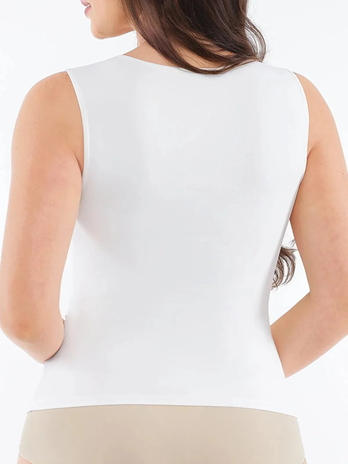 Cloud-Touch Double-Layer Sleeveless Shaping Top
