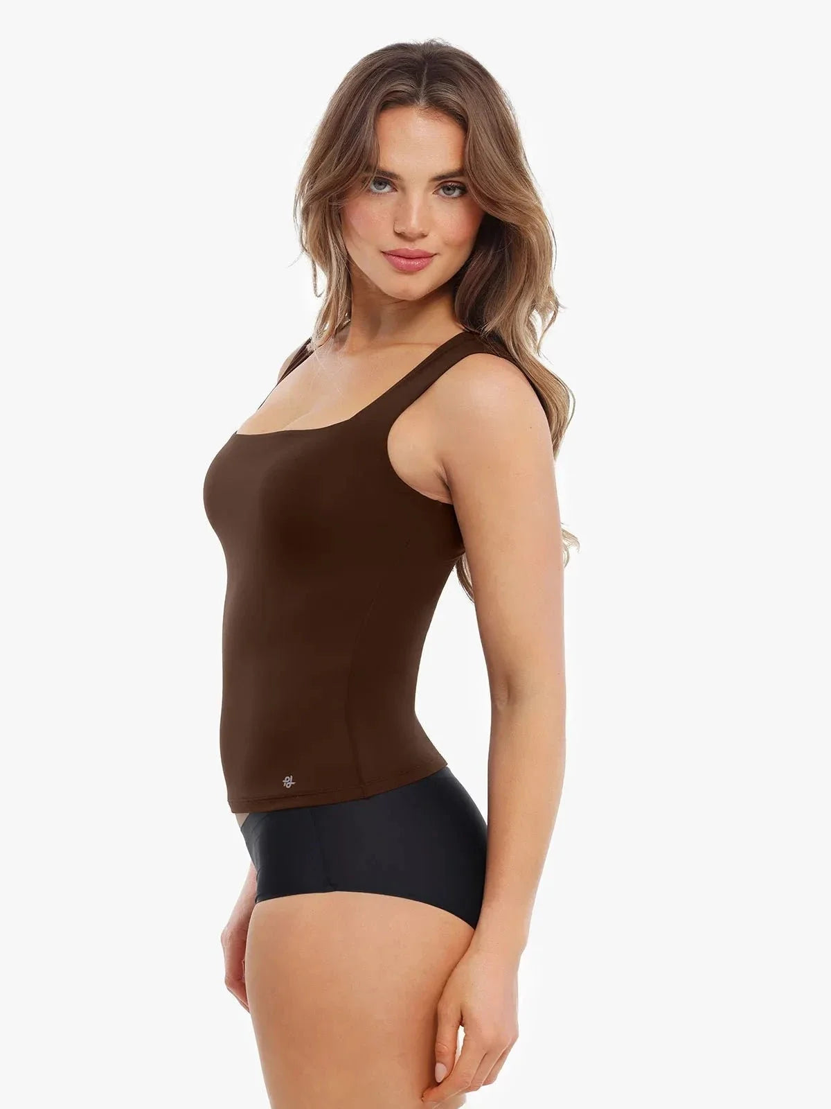 Cloud-Touch Double-Layer Sleeveless Shaping Top
