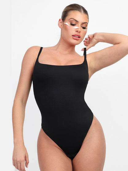 Shapewear High-Cut Thong Sculpting Bodysuit