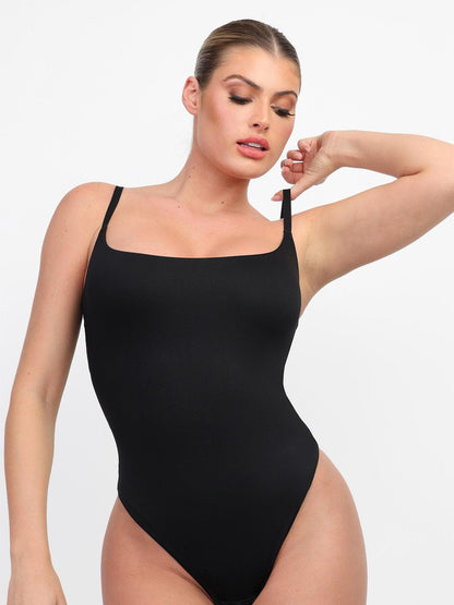 Shapewear High-Cut Thong Sculpting Bodysuit