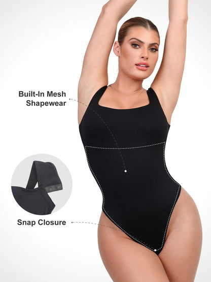 Shapewear Low Back Tank Neck Sculpting Bodysuit