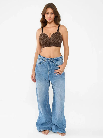 ContourLift™ Seamless Wireless Leopard Shaping Push Up Bra