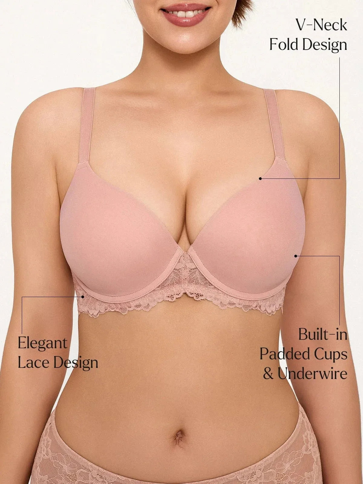 Delicate Embrace Lace Underwire Bra