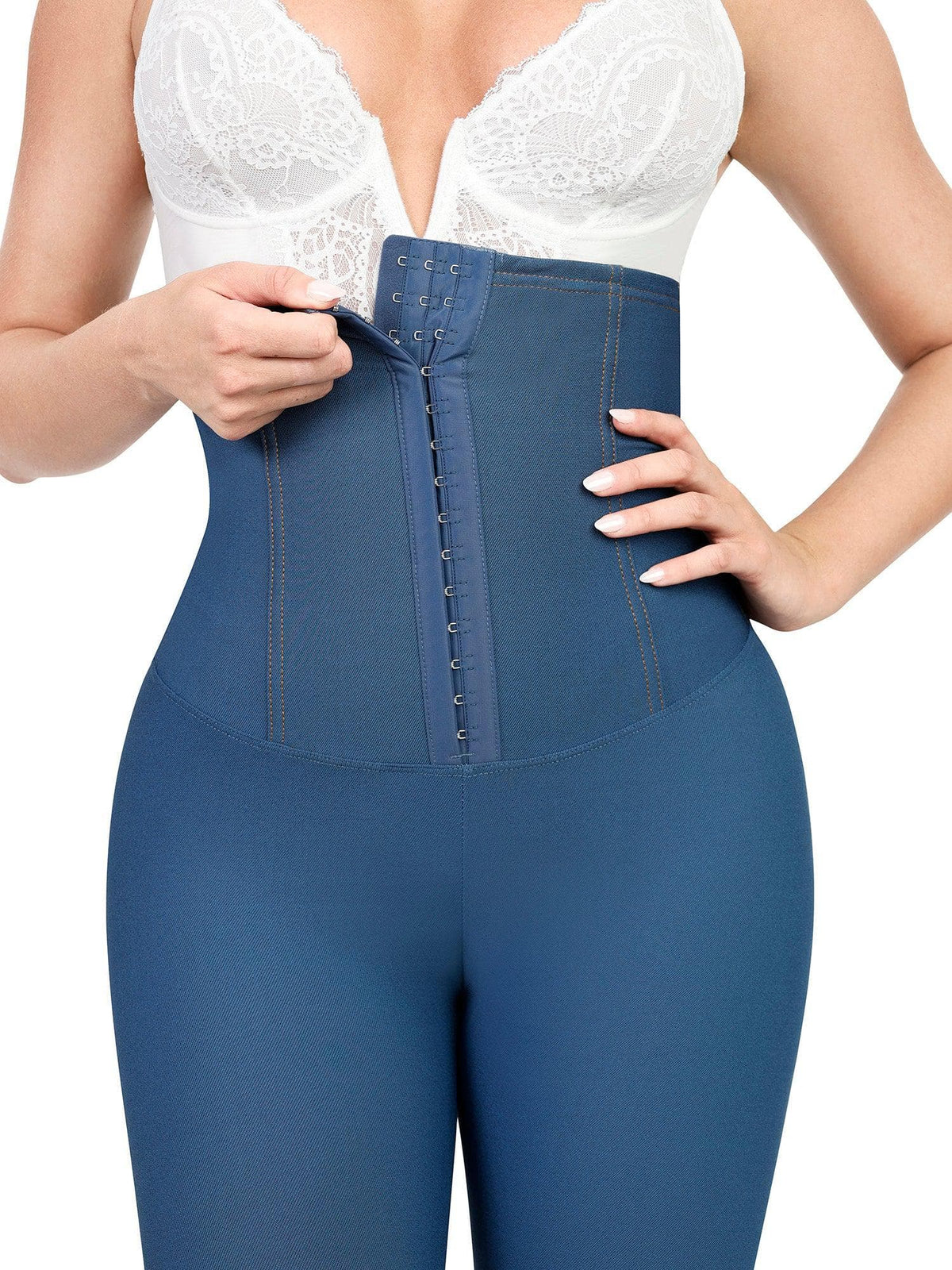 Shapewear Denim High-Waist Tummy Control Leggings