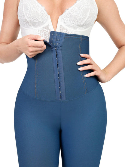 Shapewear Denim High-Waist Tummy Control Leggings