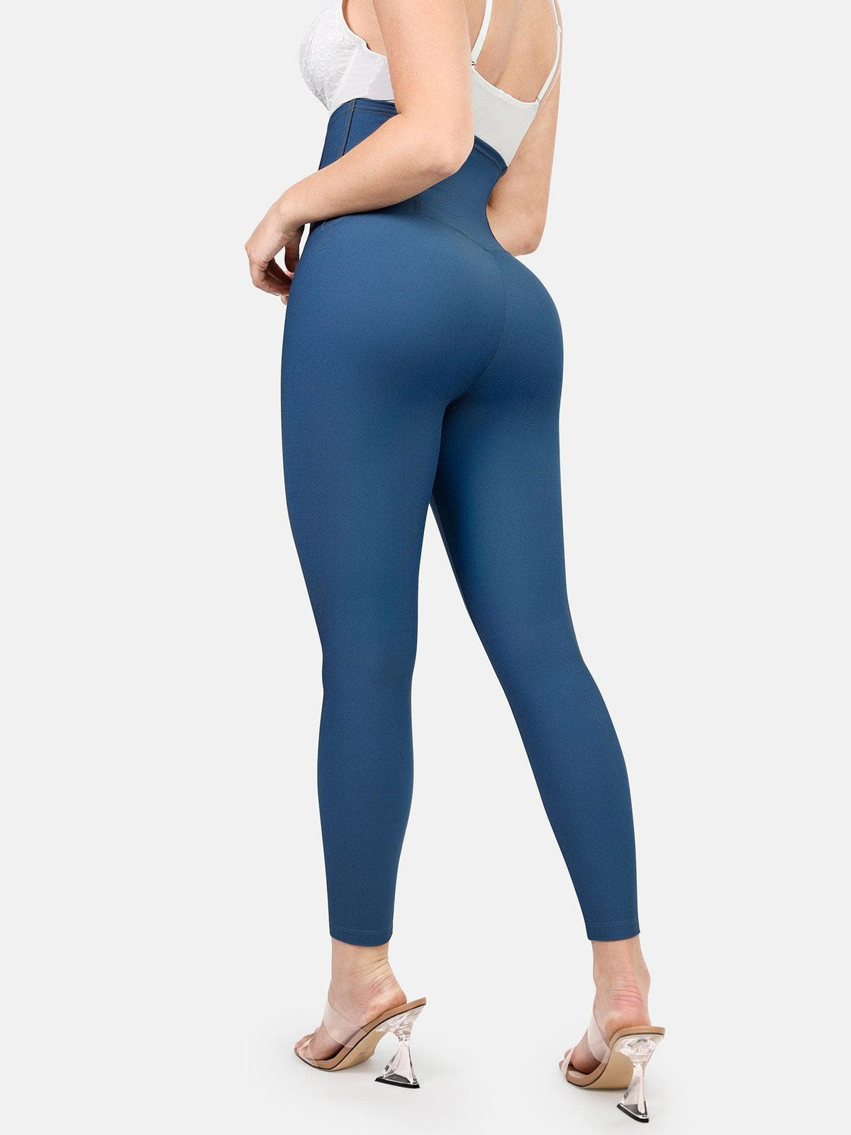 Shapewear Denim High-Waist Tummy Control Leggings
