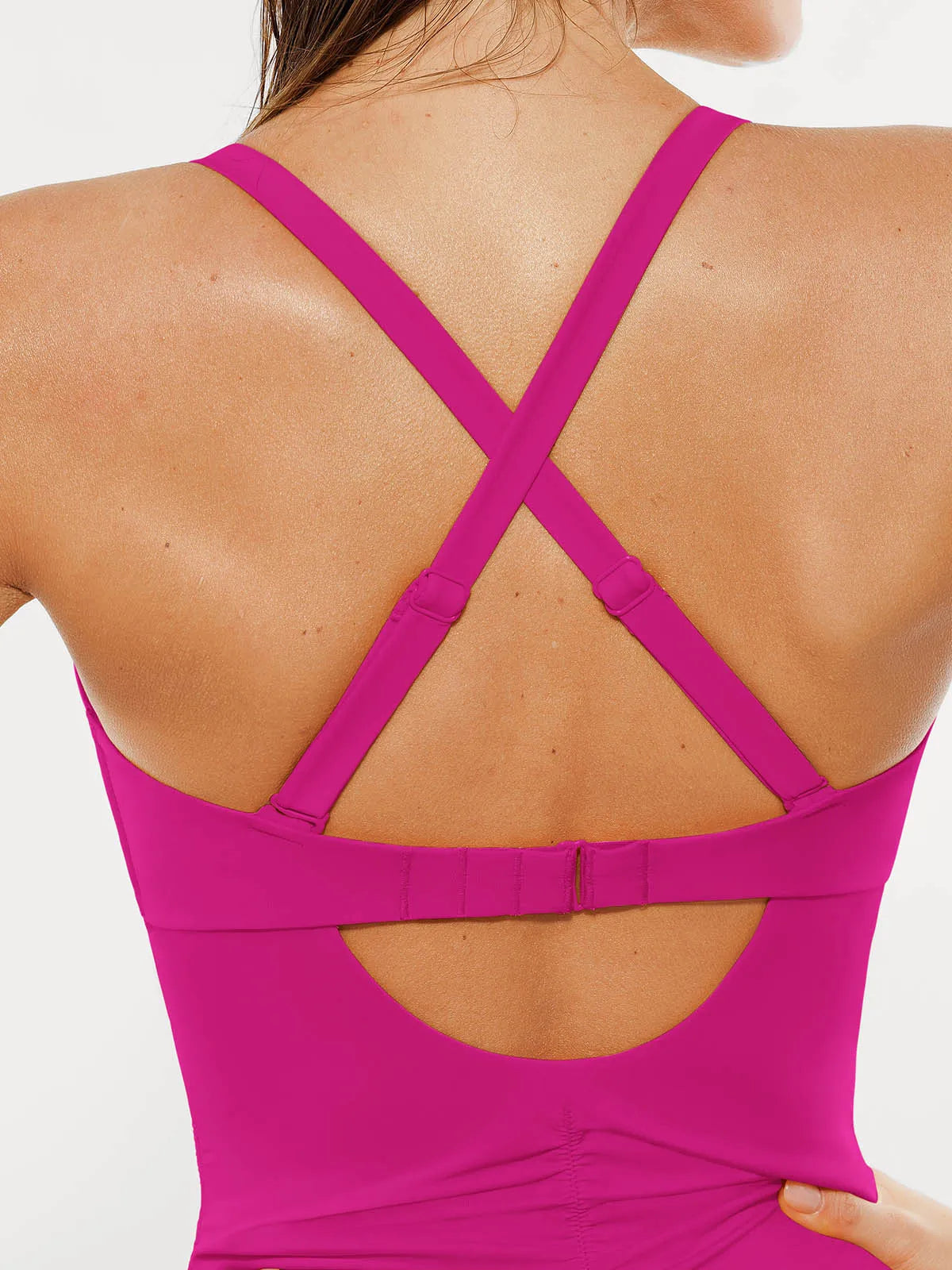 Mesh Inset Tie-Side Sculpting One-Piece Swimsuit