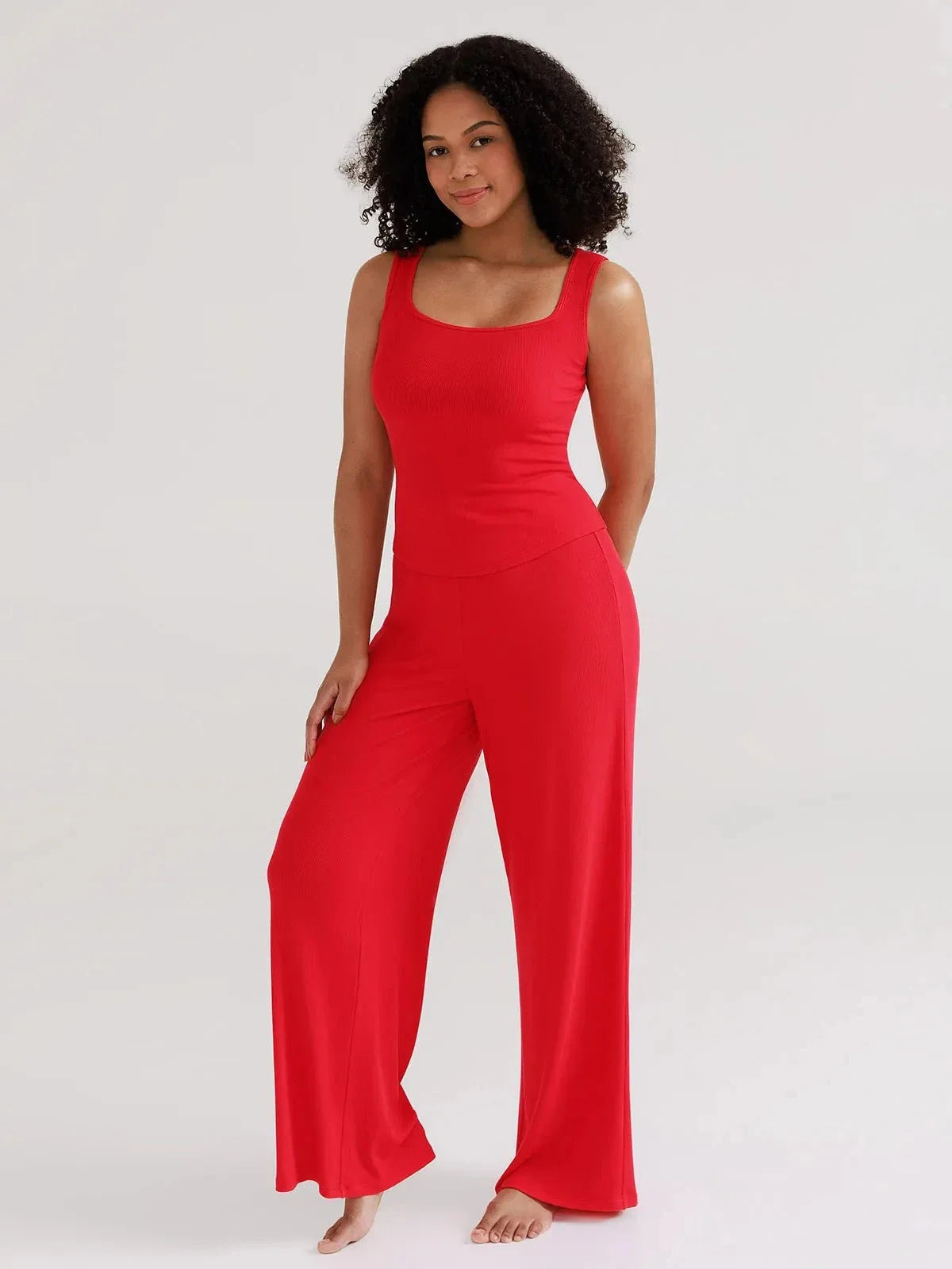 Modal Tank Top & Drawstring Pant Pajama Set