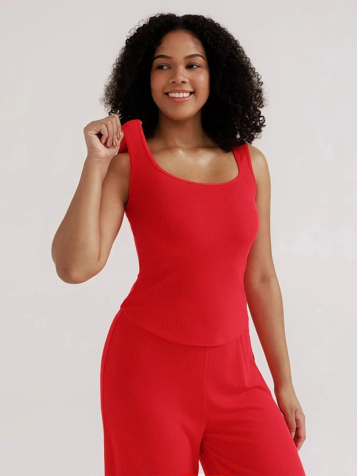 Modal Tank Top & Drawstring Pant Pajama Set