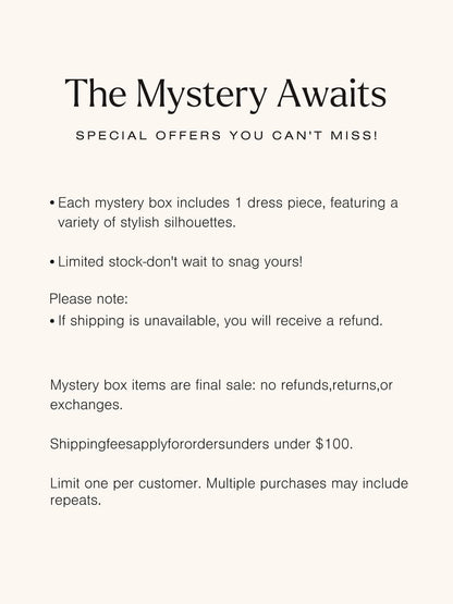 Mystery Box: $49.99 Premium Dress Pick