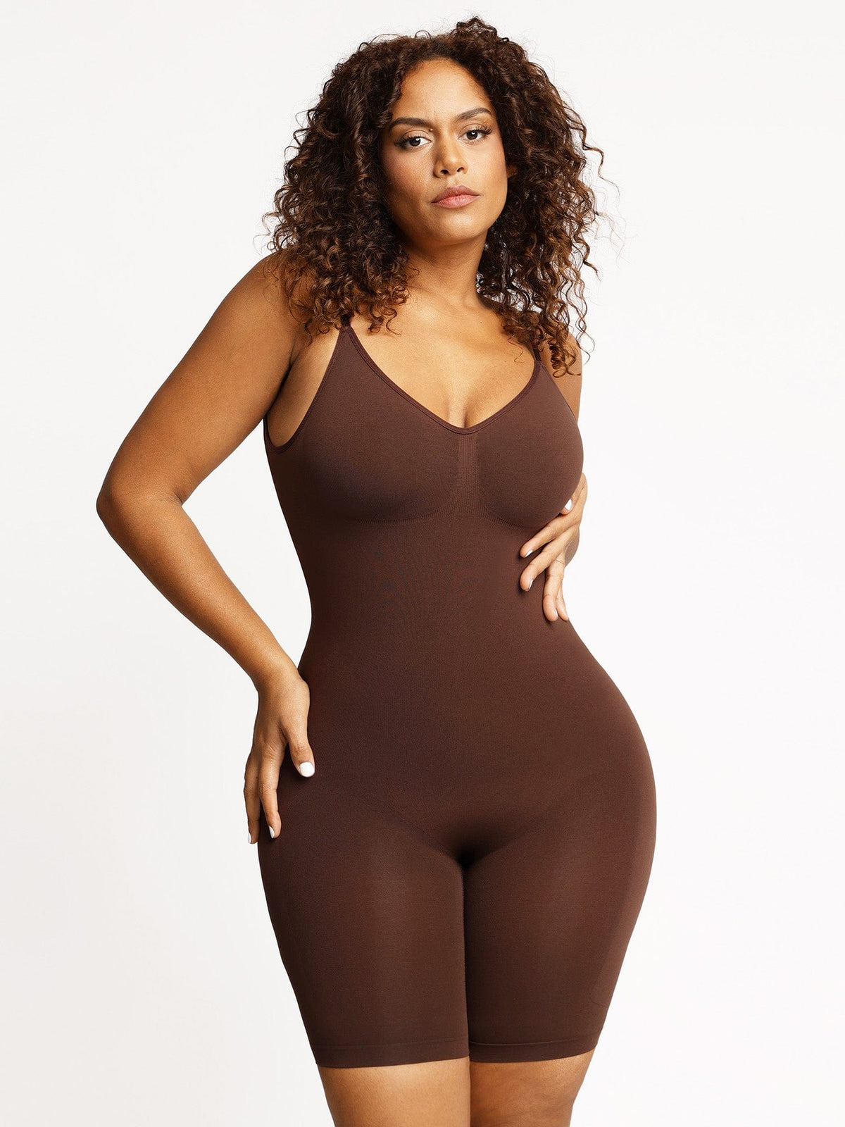 Shapewear Low Back Tummy Control Mid-Thigh Bodysuit