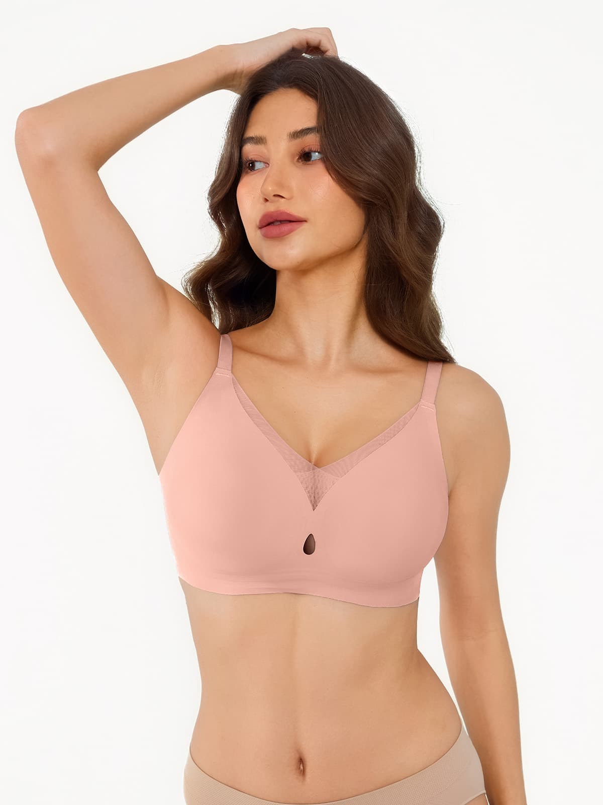 Seamless Airy Contour Plunge Bra