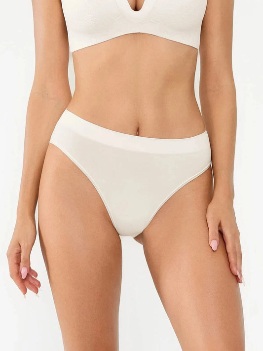 Seamless Ribbed-Waist Brief