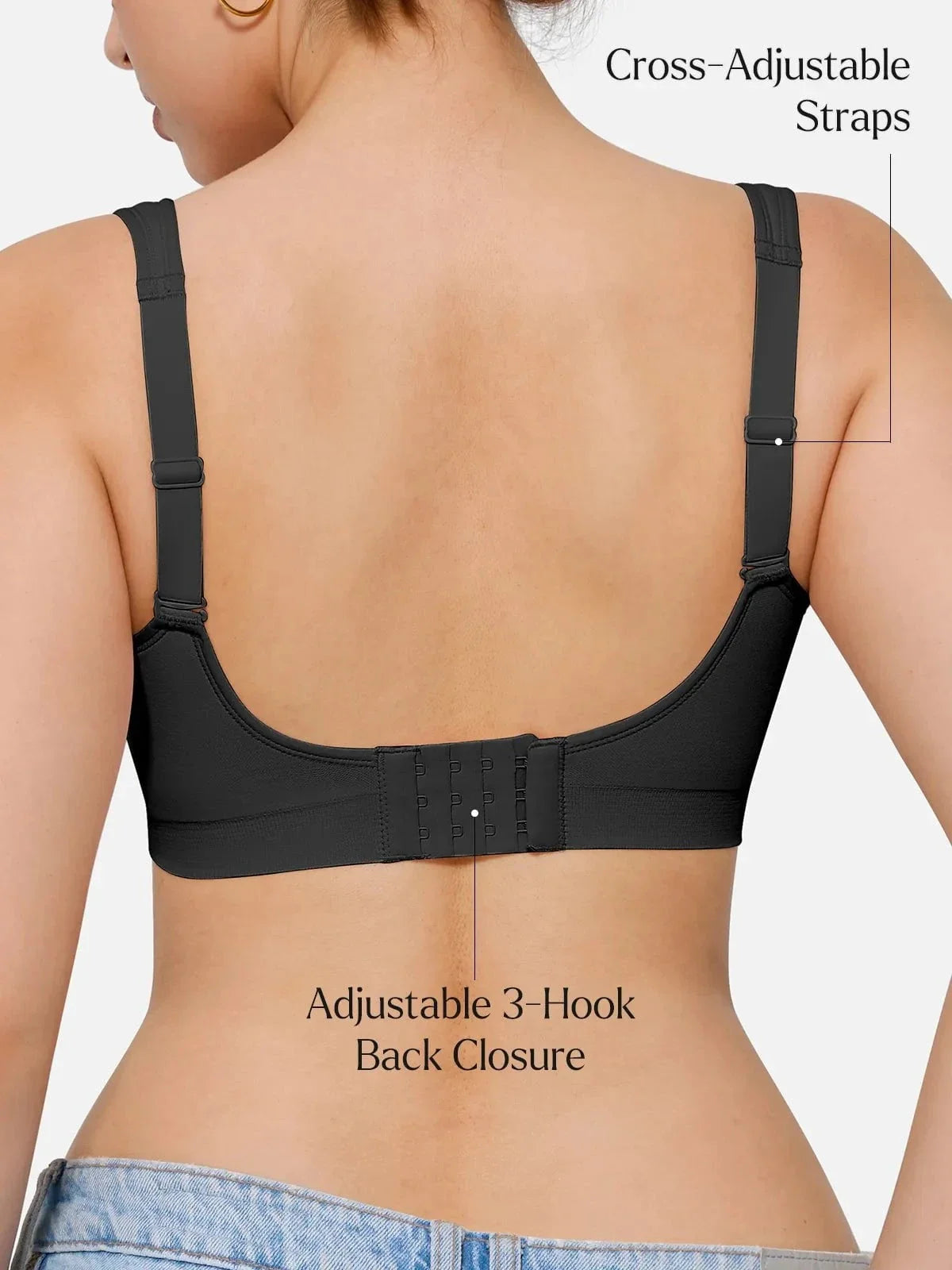 Seamless Wireless Adjustable Comfort Support Bra