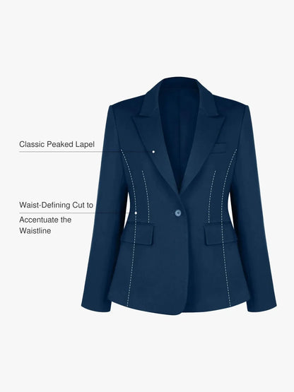 Shape-Sculpting Fitted Blazer