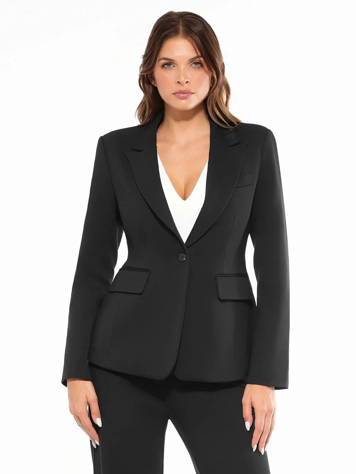 Shape-Sculpting Fitted Blazer