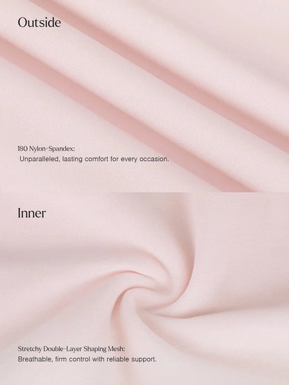 Shapewear Boatneck Draped Sculpting Maxi Dress