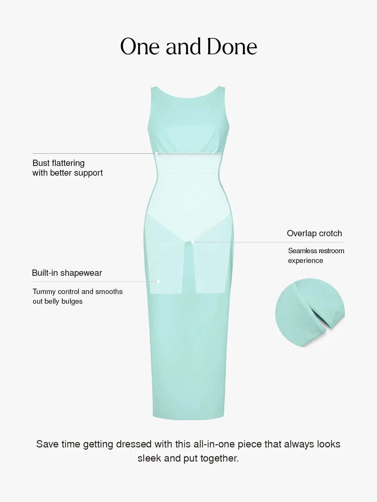 Shapewear Boatneck Draped Sculpting Maxi Dress