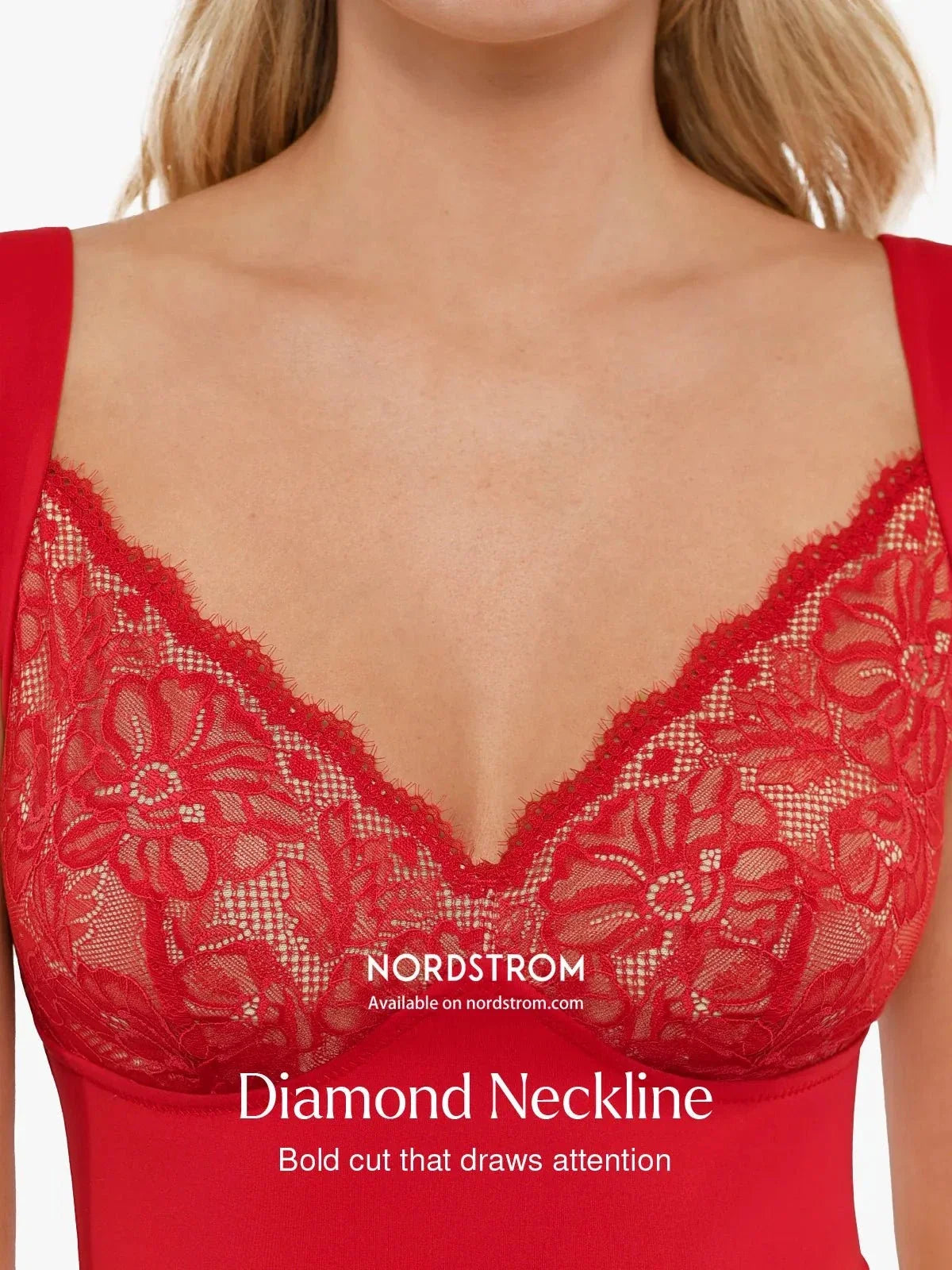 Shapewear Cap Sleeve Lace Cup Slimming Bodysuit