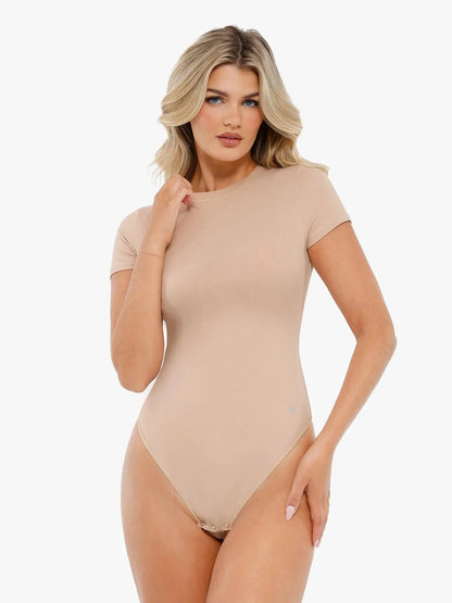 Shapewear Cloudsense Short Sleeve Crew-Neck Bodysuit