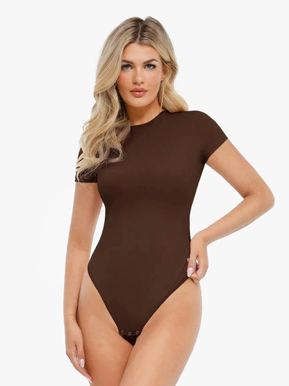 Shapewear Cloudsense Short Sleeve Crew-Neck Bodysuit