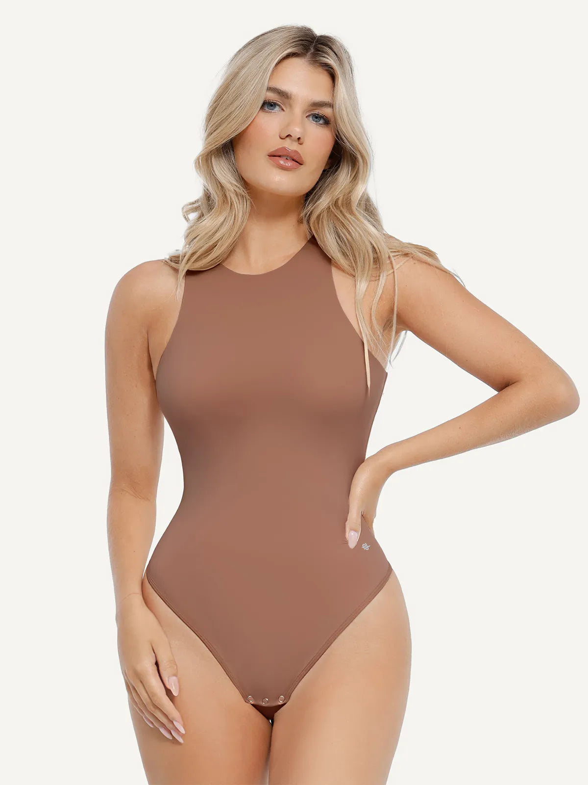 Shapewear Cloudsense Sleeveless Cutaway Round Neck Bodysuit