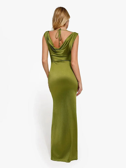 Shapewear Convertible Shine Sculpting Maxi Mermaid Dress