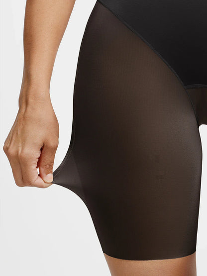 Shapewear Deep V Convertible Strap Mid-Thigh Bodysuit