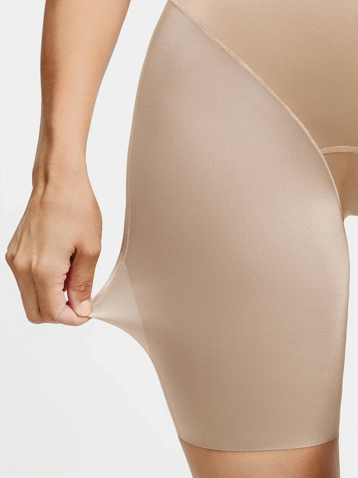 Shapewear Deep V Convertible Strap Mid-Thigh Bodysuit