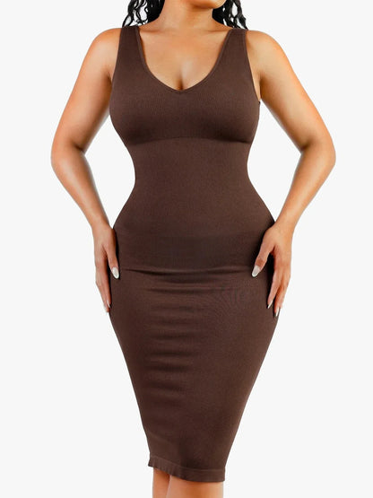 Shapewear Seamless Sleeveless Slimming Dress Set