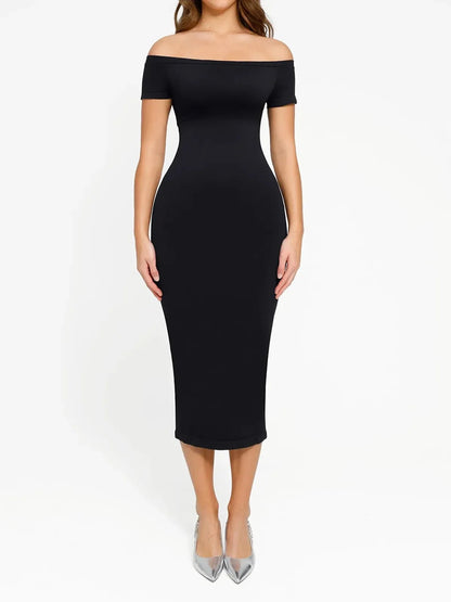 Shapewear Eco-Friendly Sculpting Midi Dress Set