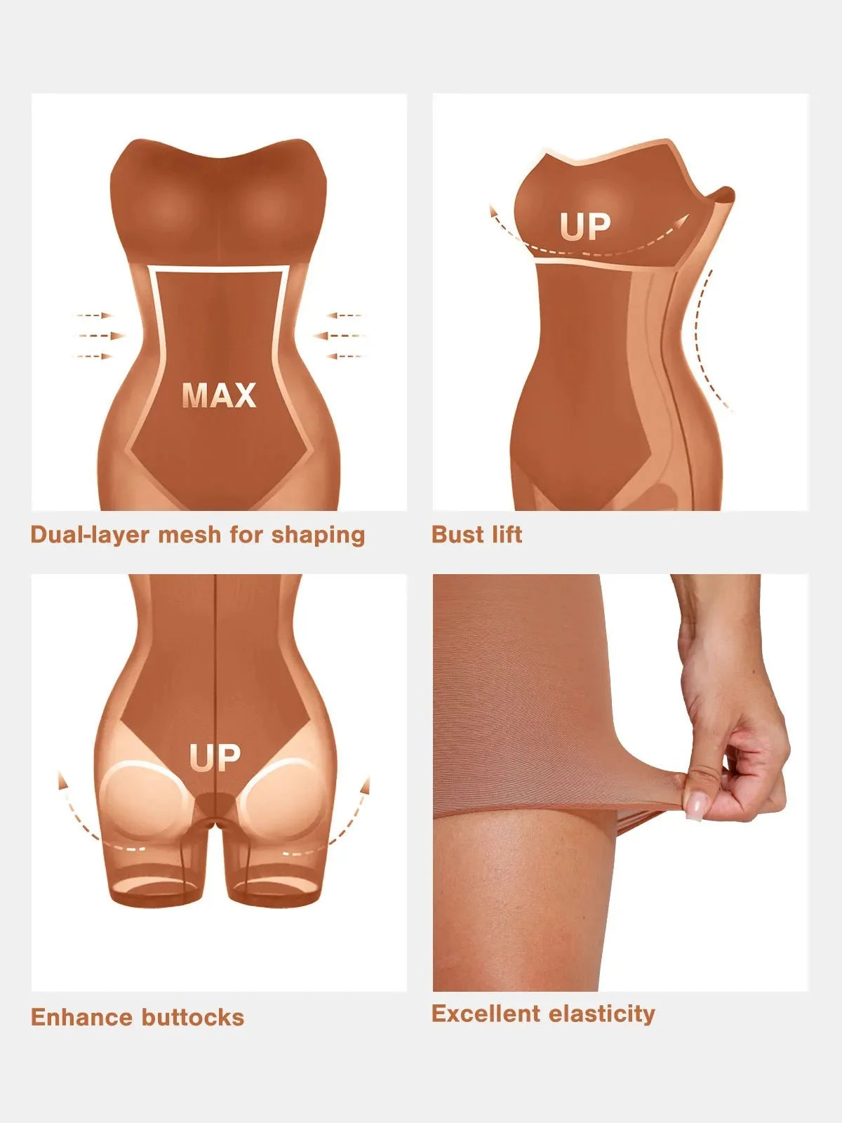 Shapewear Corset Bodice Faux Leather Slimming Jumpsuit