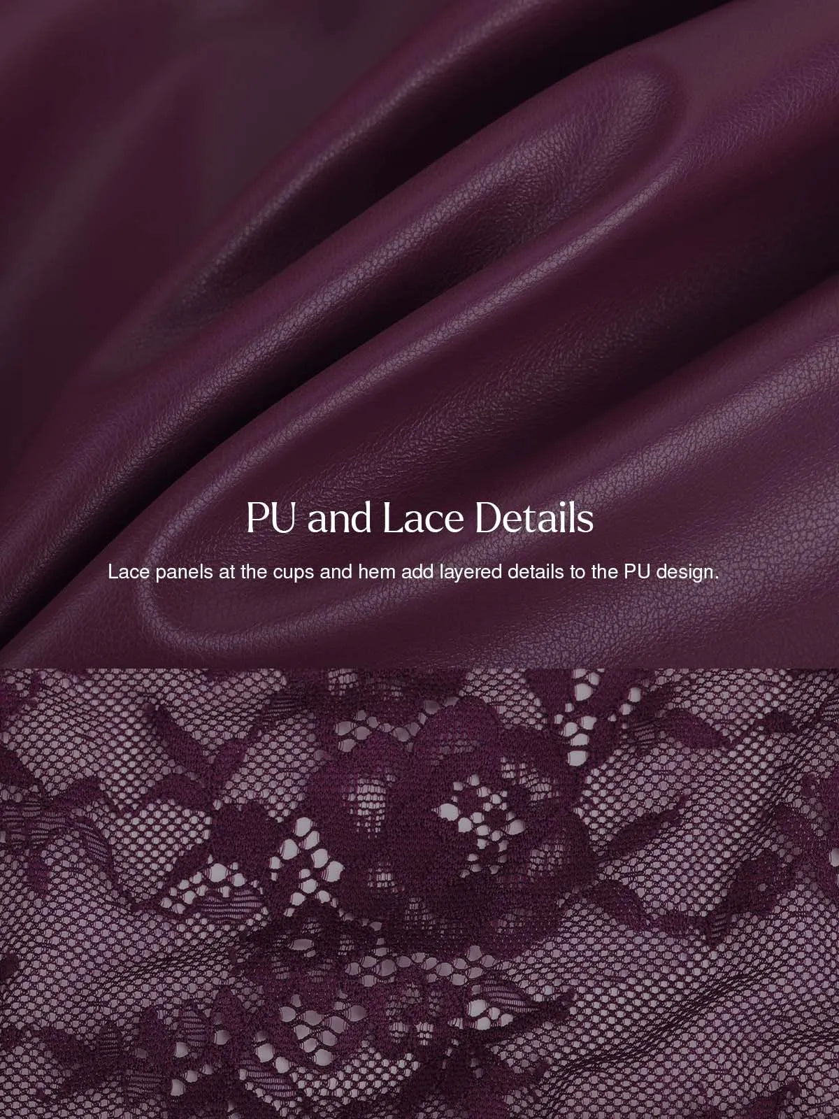 Shapewear Faux Leather Lace Panel Corset A-Line Midi Dress