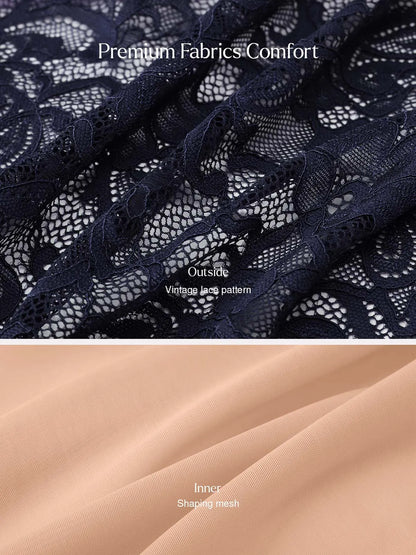 Shapewear Lace Corset A-Line Maxi Dress