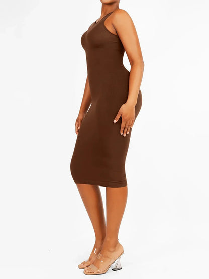 Shapewear Eco-Friendly Sculpting Midi Dress Set