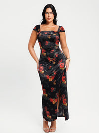 Burgundy Floral