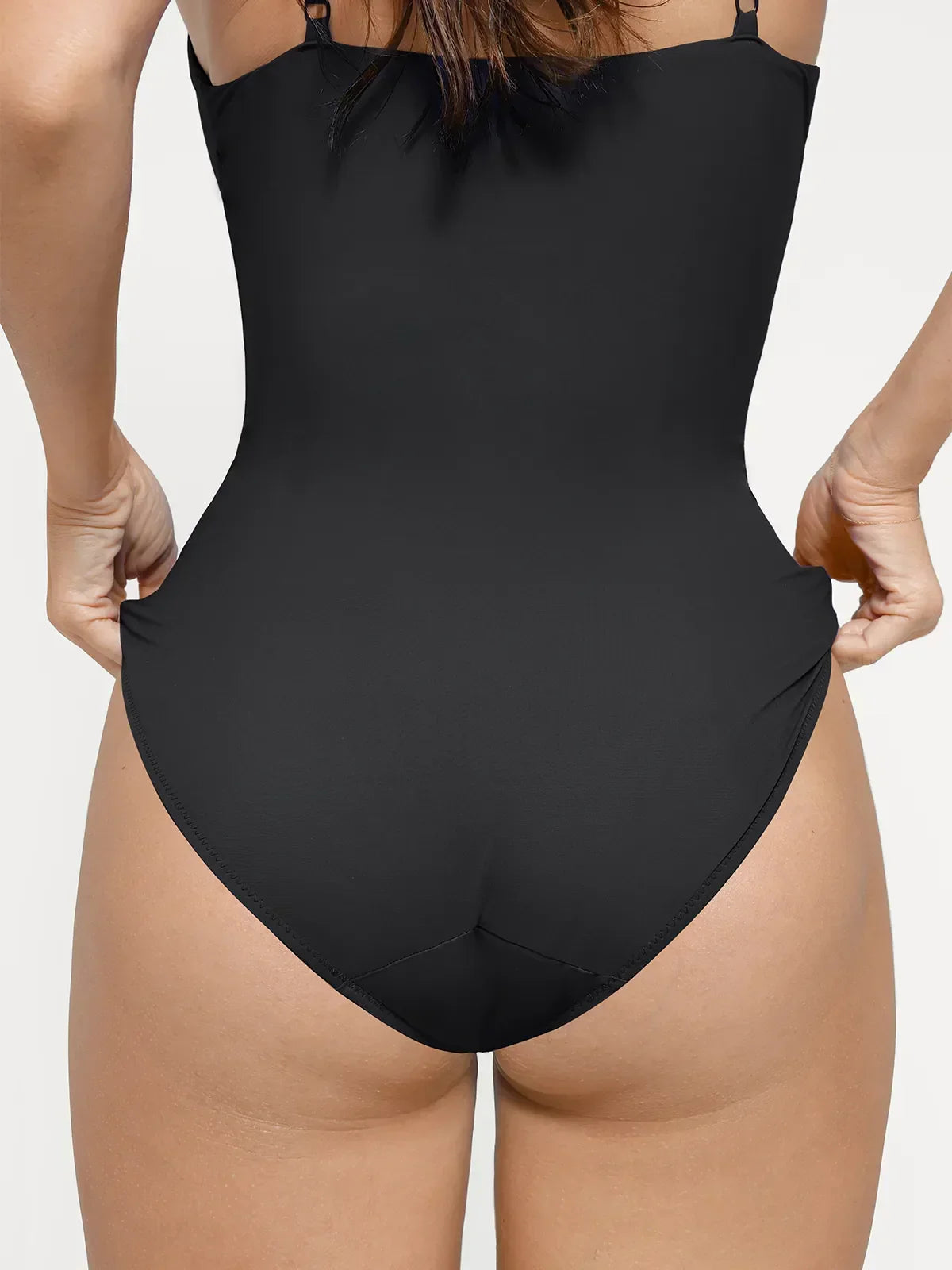 Shapewear Deep V-Neck Slimming One-Piece Swimsuit
