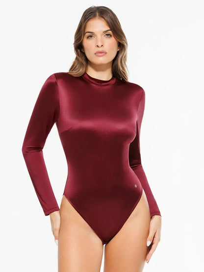 Shapewear High-Waist Printed Tummy-Control Bodysuit