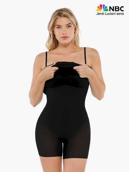 Shapewear Ruched Bias Twist Tummy Control Maxi Dress