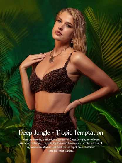 Shapewear Ruched Side Support Underwire Bikini Top