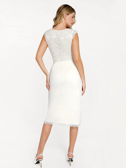 Shapewear Sculpting Lace Bodysuit or Midi Skirt or Shrug
