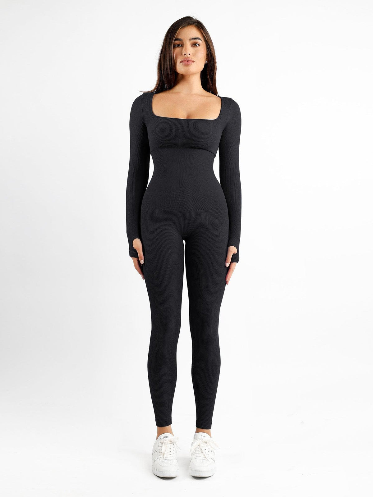 Shapewear Seamless Long Sleeve & Square Neck Sleeveless Jumpsuits