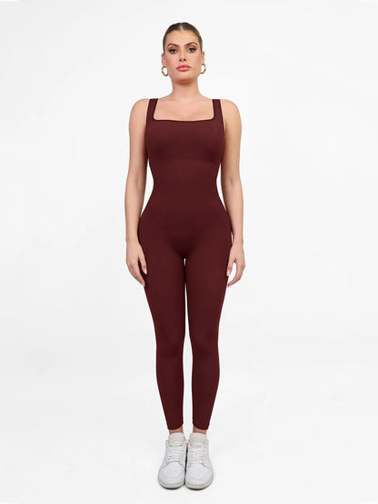 Shapewear Seamless Long Sleeve & Square Neck Sleeveless Jumpsuits